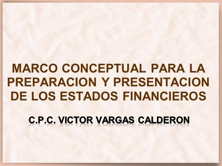 C.P.C. VICTOR VARGAS CALDERON
