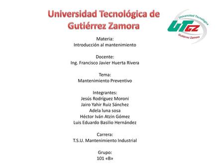 Universidad Tecnológica de
