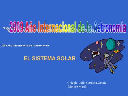 2009 Año Internacional de la Astronomía