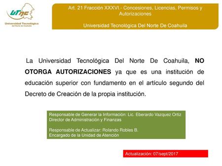 Universidad Tecnológica Del Norte De Coahuila