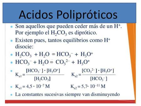 Acidos Polipróticos   .