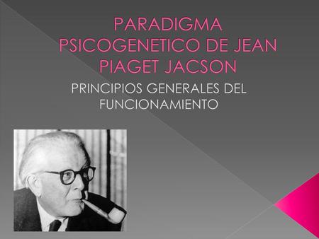 PARADIGMA PSICOGENETICO DE JEAN PIAGET JACSON