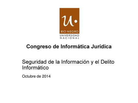 Congreso de Informática Jurídica
