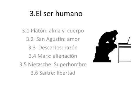 3.5 Nietzsche: Superhombre
