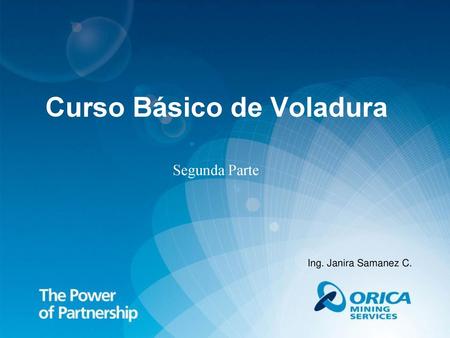 Curso Básico de Voladura