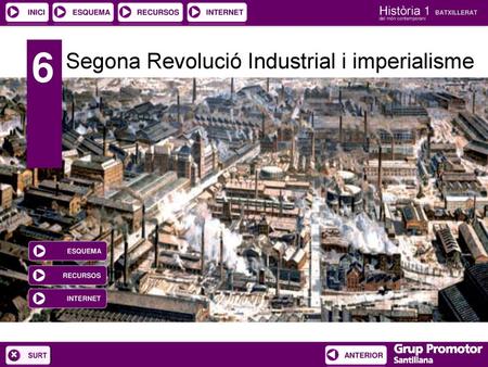 6 Segona Revolució Industrial i imperialisme ESQUEMA RECURSOS INTERNET.