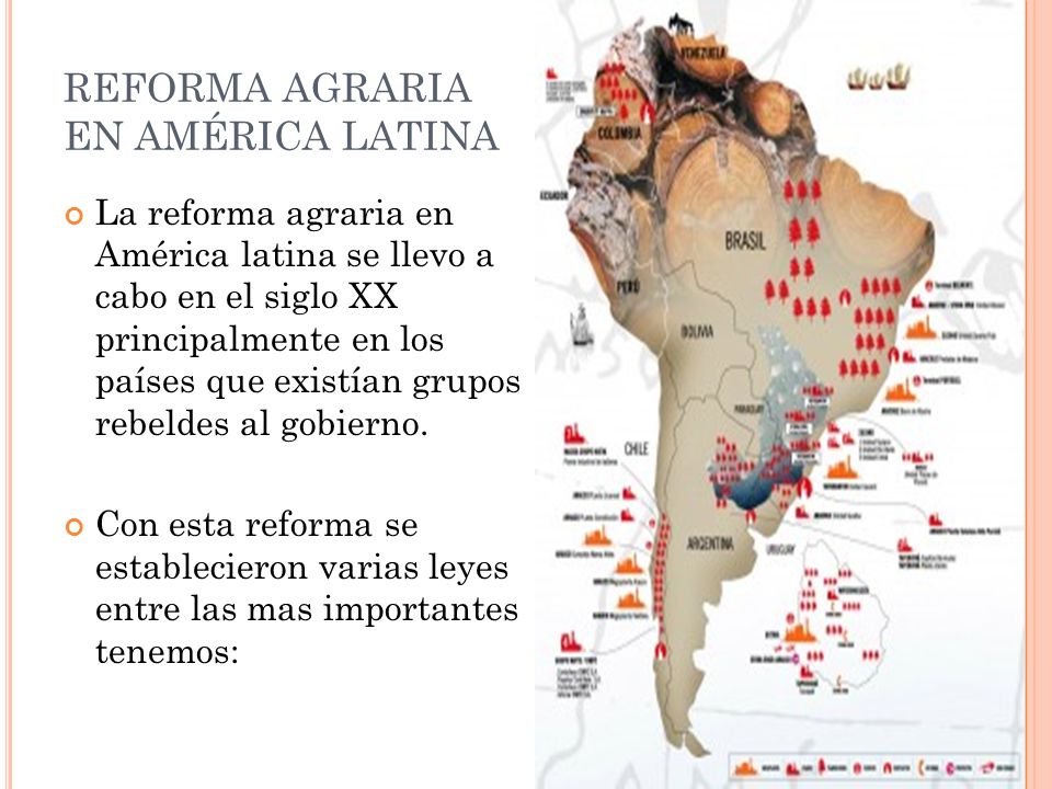 la reforma agraria en america latina