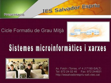 Sistemes microinformàtics i xarxes