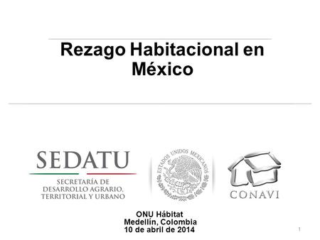 Rezago Habitacional en México