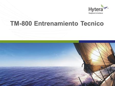 TM-800 Entrenamiento Tecnico