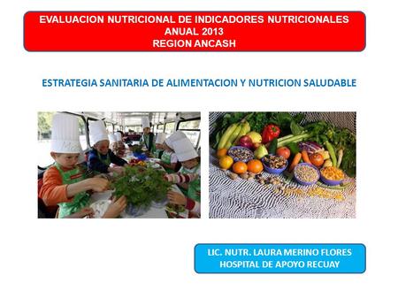 ESTRATEGIA SANITARIA DE ALIMENTACION Y NUTRICION SALUDABLE