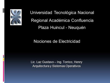 Universidad Tecnológica Nacional