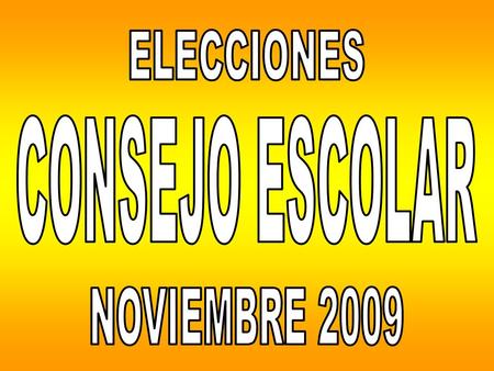 CALENDARIO DE ACTUACIONES ELECCIONES DE CONSEJOS ESCOLARES – Constitución de la junta electoral: el 19 de octubre de 2009. – Plazo de admisión de candidaturas.