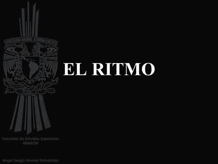EL RITMO.