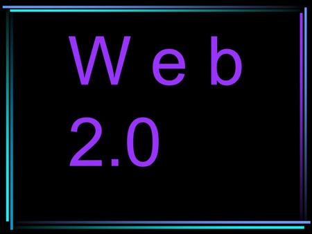 W e b 2.0. ¿Qúe es web 2.0? Es la nueva generación de web donde se integra la tecnología con la colaboración entre los usuarios. Los usuarios colaboran.