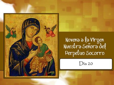 Día 20. “Sabemos, además, que María, por el mérito de sus dolores, cooperó a darnos la vida de la gracia, llegando a ser por aquí los hijos de sus dolores”
