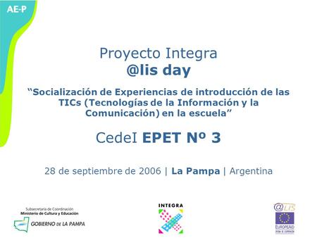 28 de septiembre de 2006 | La Pampa | Argentina