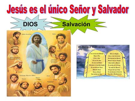 Jesús es el único Señor y Salvador
