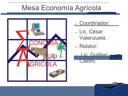 Mesa Economía Agrícola