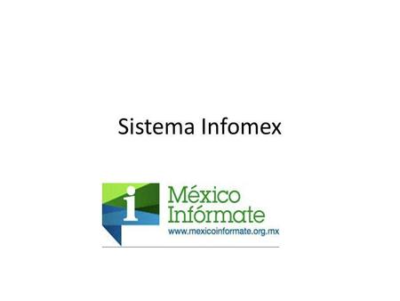 Sistema Infomex. ¿Qué es esto? FOIA Machine es un sistema que puede generar, editar y enviar solicitudes de información a las agencias del gobierno.