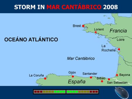 STORM IN MAR CANTÁBRICO 2008 Stormfoto’s langs de Spaanse kust Stranding van de MARO.