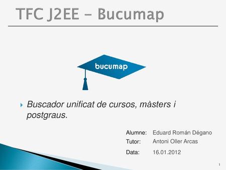 TFC J2EE - Bucumap Buscador unificat de cursos, màsters i postgraus.