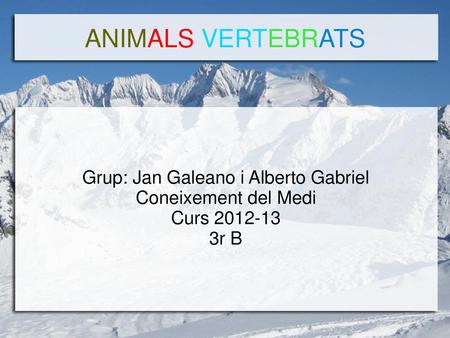 Grup: Jan Galeano i Alberto Gabriel