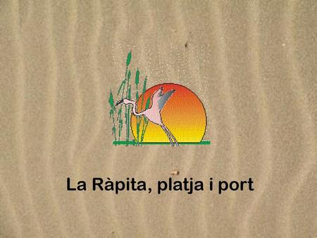 La Ràpita, platja i port.