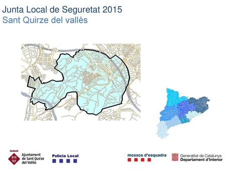 Junta Local de Seguretat 2015 Sant Quirze del vallès