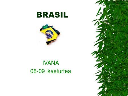 BRASIL IVANA 08-09 ikasturtea.
