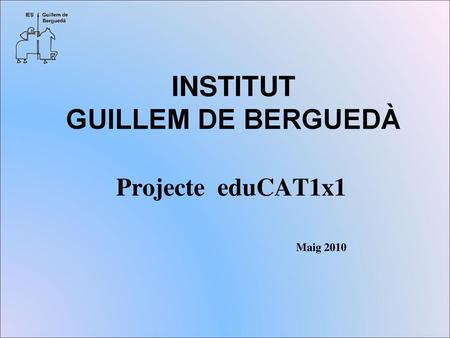 INSTITUT GUILLEM DE BERGUEDÀ