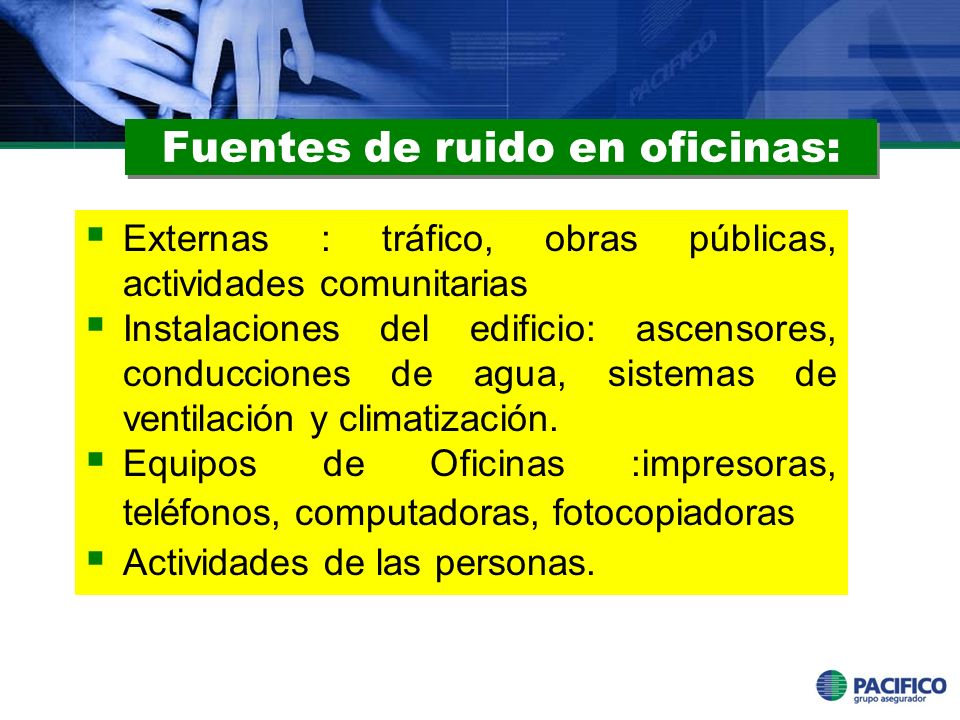 ruido en oficinas ergonomia y autocuidado en las oficinas ppt descargar ruido en oficinas ergonomia y autocuidado en las oficinas ppt descargar
