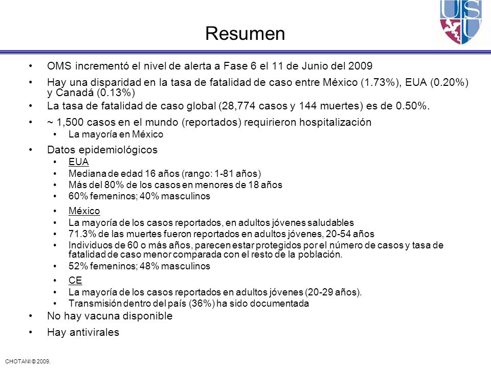 Resumen OMS incrementó el nivel de alerta a Fase 6 el 11 de Junio del