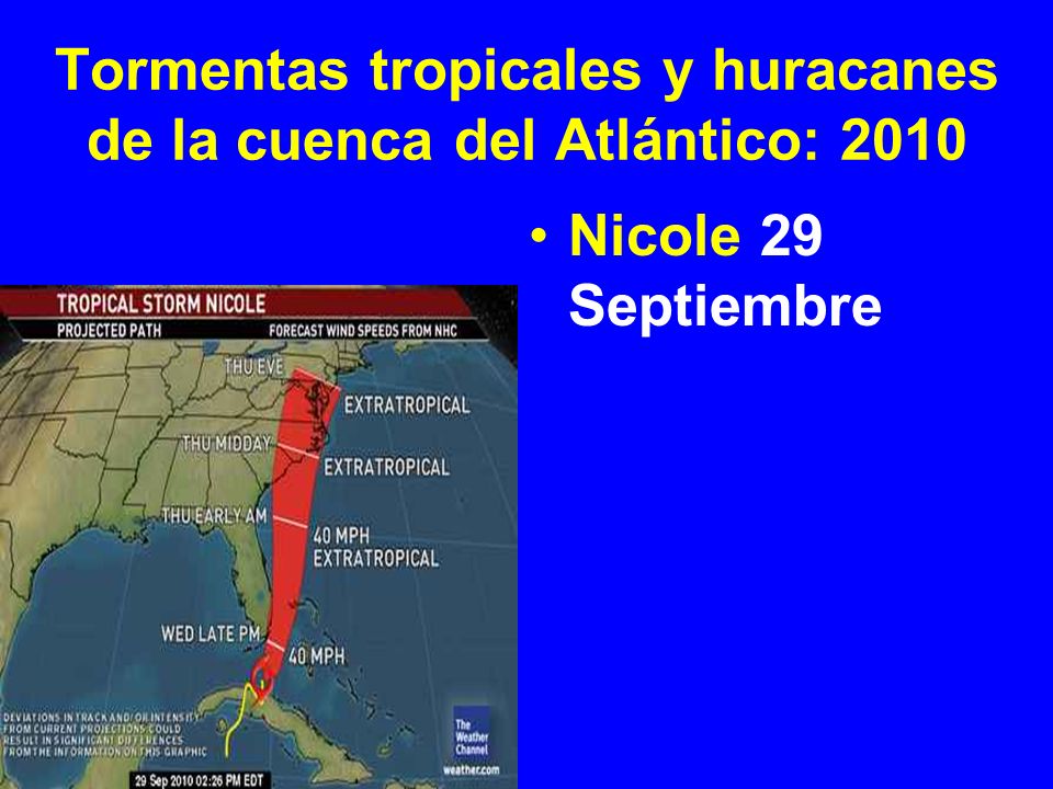Tormentas tropicales y huracanes de la cuenca del Atlántico: 2010