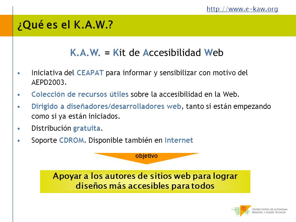 K.A.W. = Kit de Accesibilidad Web