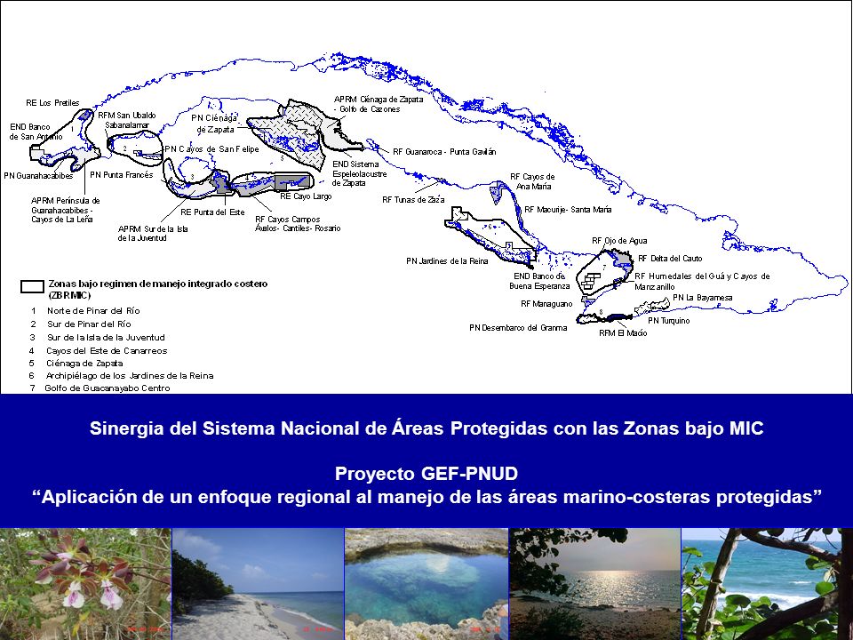 Sinergia del Sistema Nacional de Áreas Protegidas con las Zonas bajo MIC