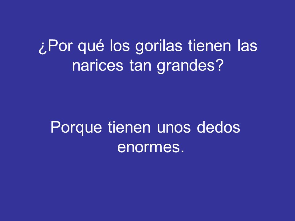 ¿Por qué los gorilas tienen las narices tan grandes