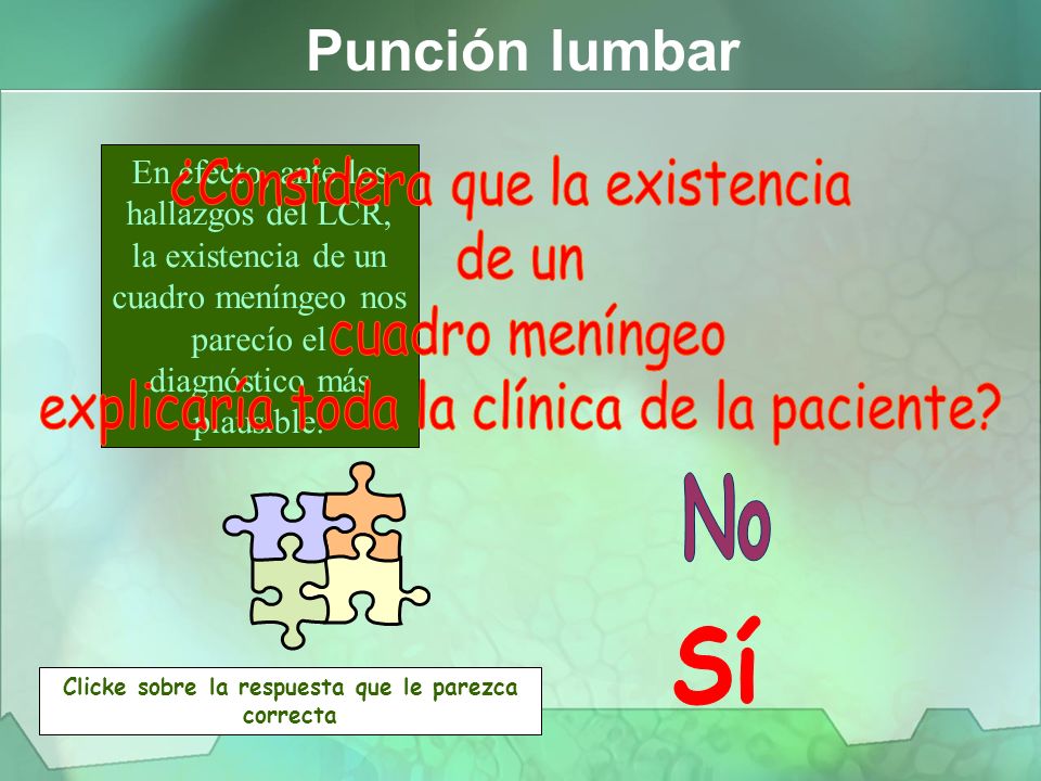 Clicke sobre la respuesta que le parezca correcta