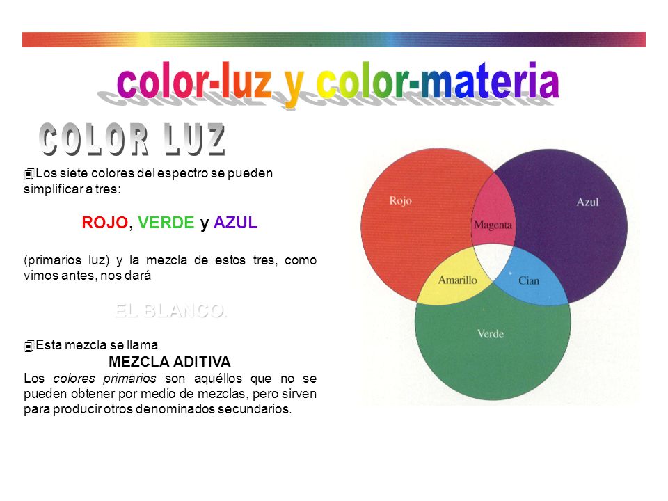 color-luz y color-materia