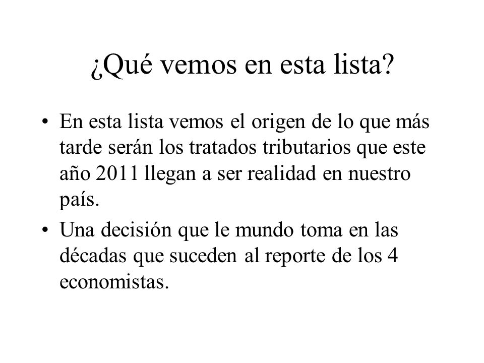 ¿Qué vemos en esta lista