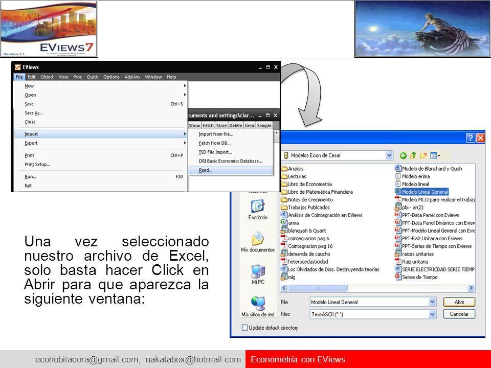 Una vez seleccionado nuestro archivo de Excel, solo basta hacer Click en Abrir para que aparezca la siguiente ventana: