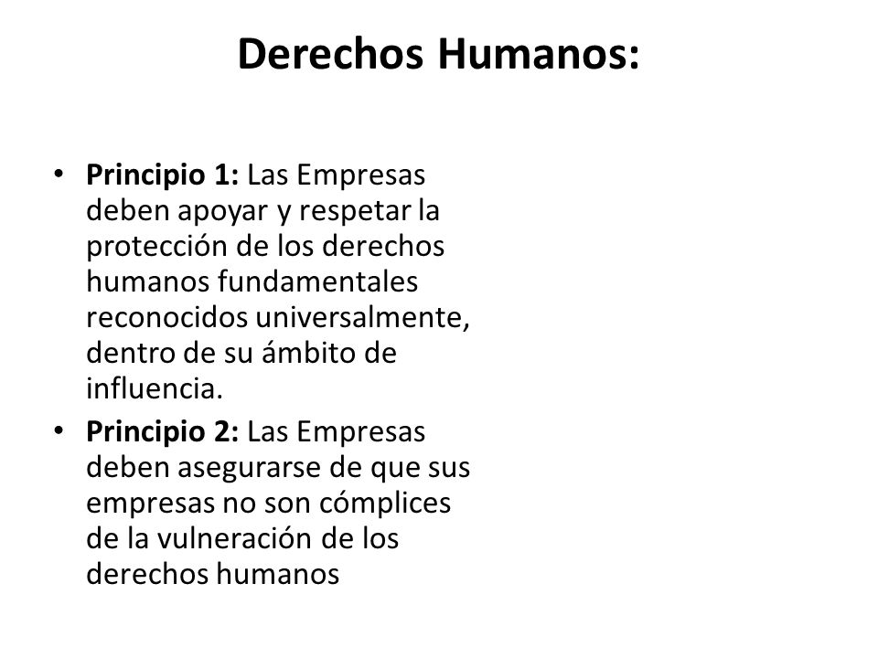 Derechos Humanos: