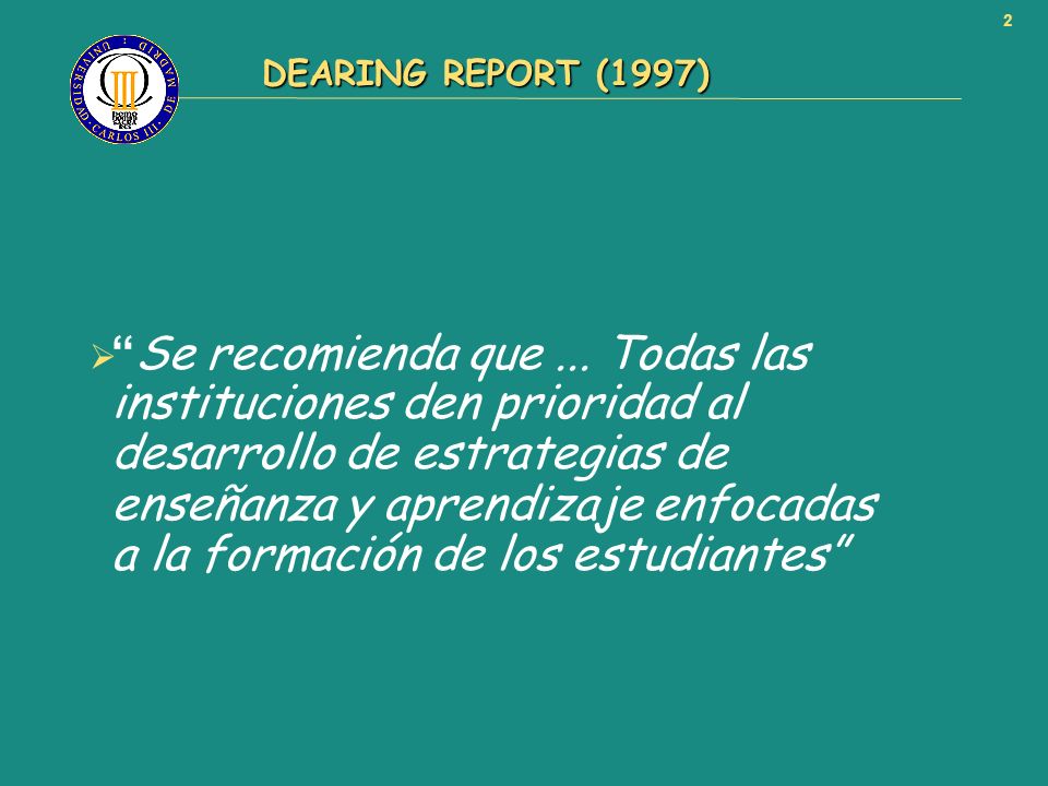 DEARING REPORT (1997)