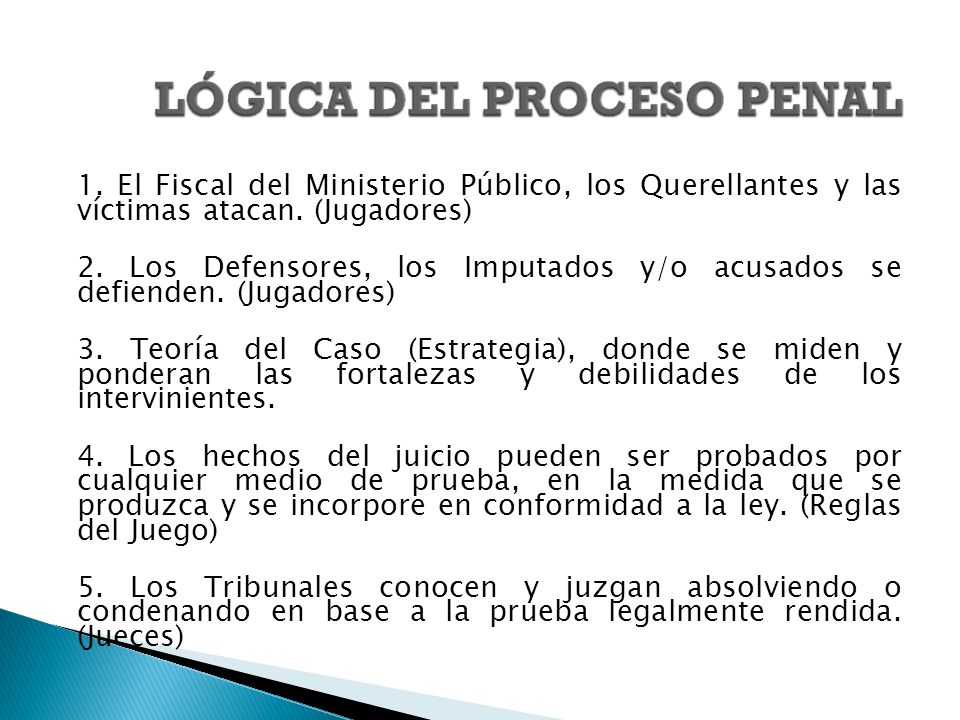 1. El Fiscal del Ministerio Público, los Querellantes y las víctimas atacan.