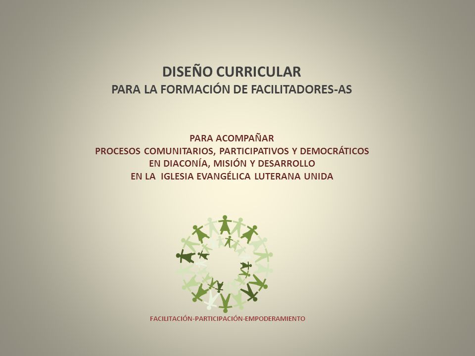 FACILITACIÓN-PARTICIPACIÓN-EMPODERAMIENTO