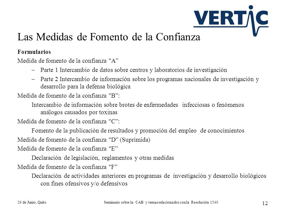 Seminario sobre la CAB y temas relacionados con la Resolución 1540
