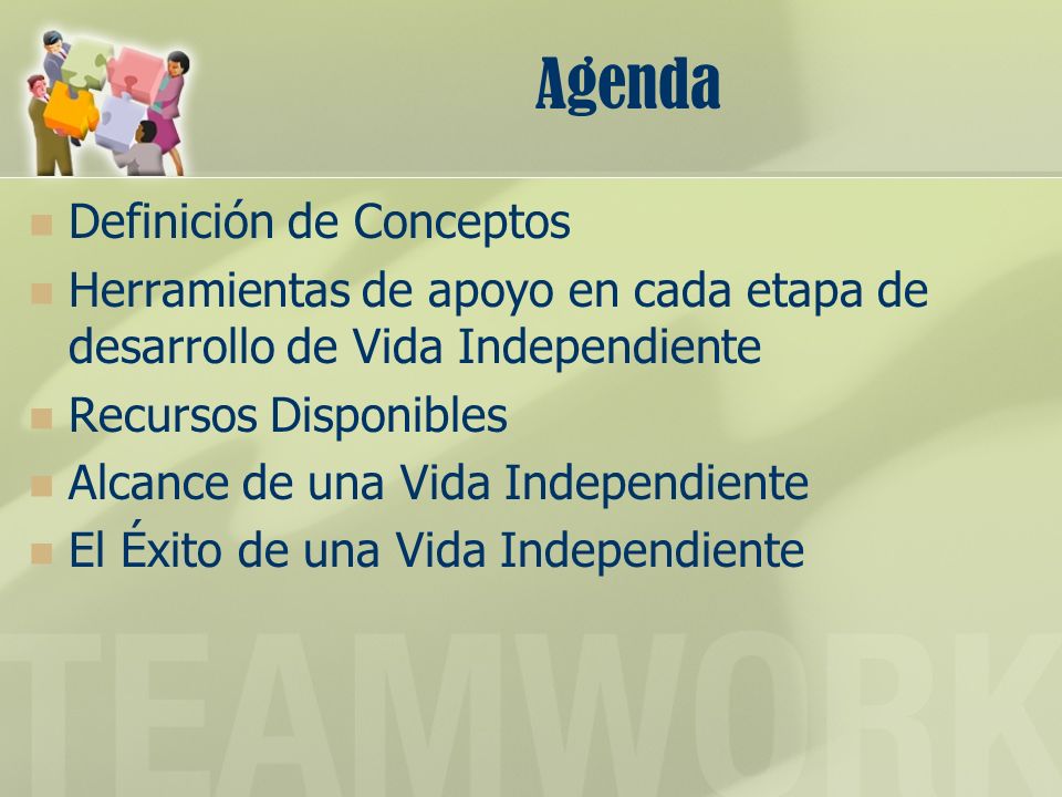 Agenda Definición de Conceptos