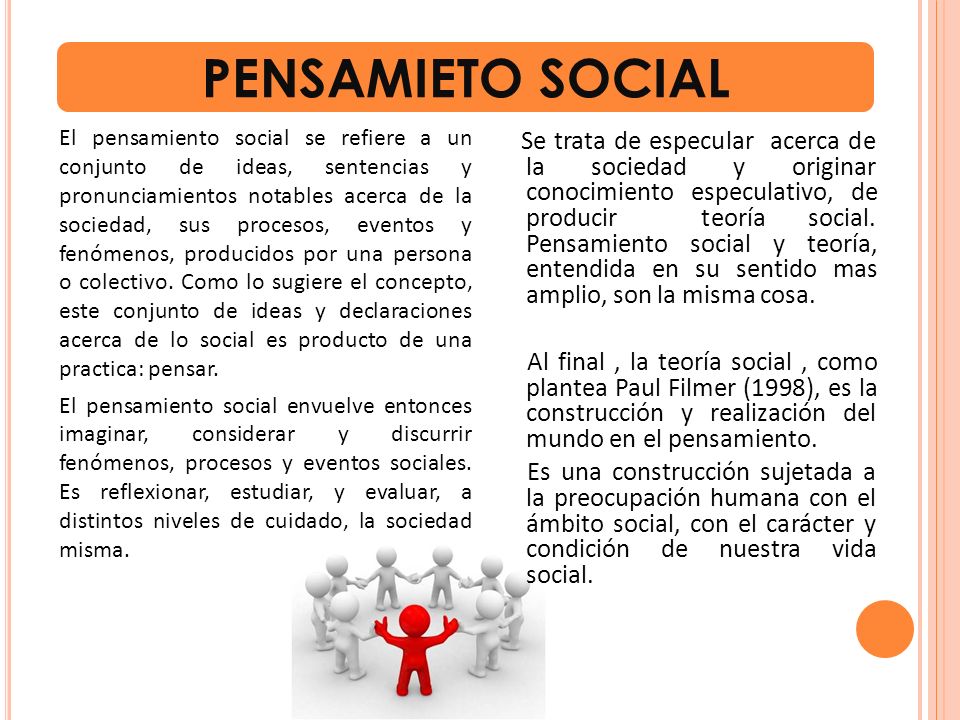 PENSAMIETO SOCIAL