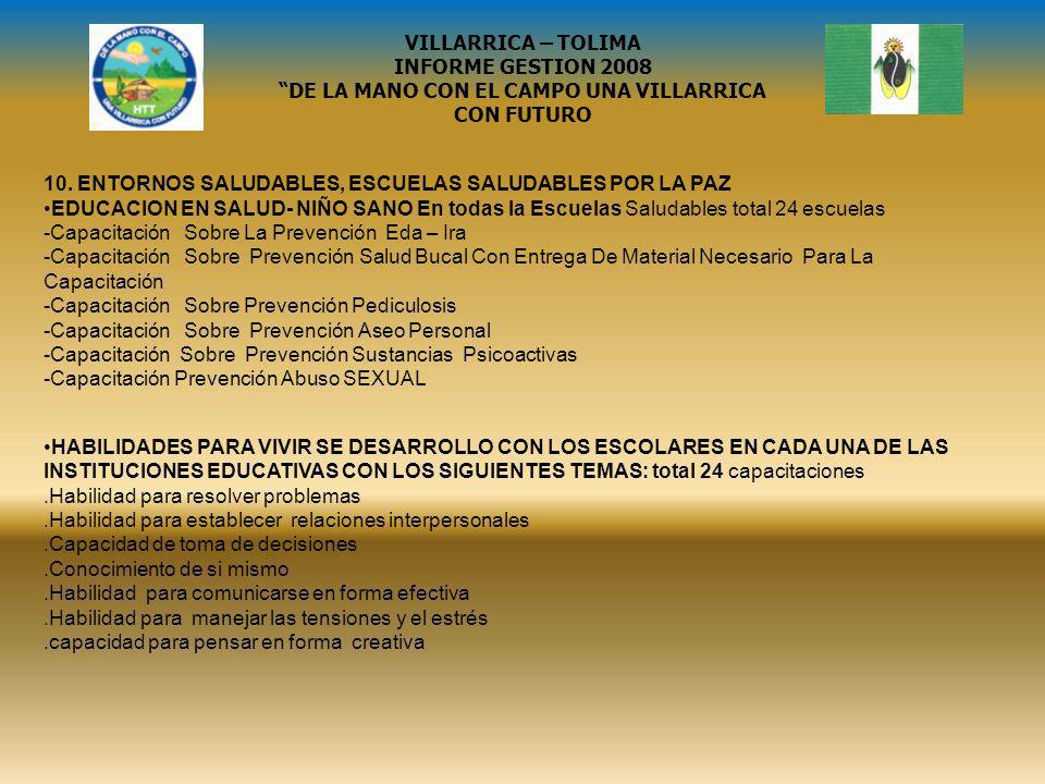 DE LA MANO CON EL CAMPO UNA VILLARRICA CON FUTURO