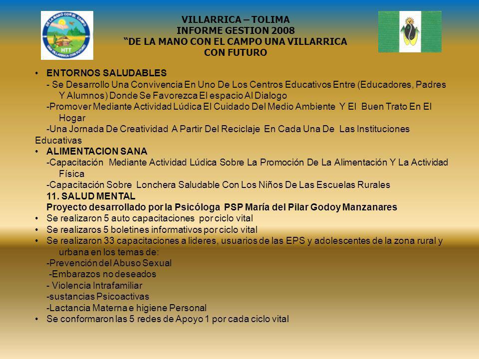 DE LA MANO CON EL CAMPO UNA VILLARRICA CON FUTURO
